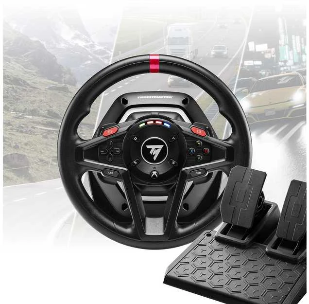 Thrustmaster T128 Shifter Pack vairas su pedalais ir pavarų svirtimi | XBOX,PC