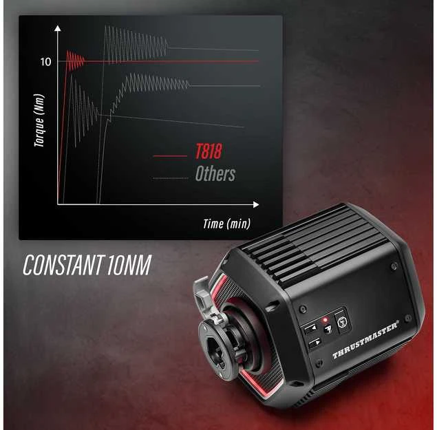 Thrustmaster T818 Servo Base | Juodas Edition