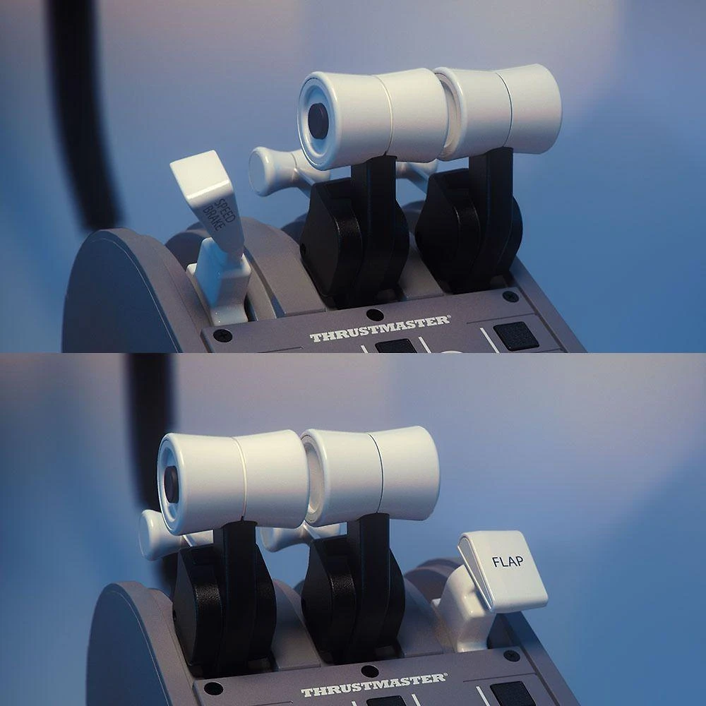 Žaidimų valdiklis Thrustmaster Joystick TCA quandrant boeing/edition, Pilkos spalvos