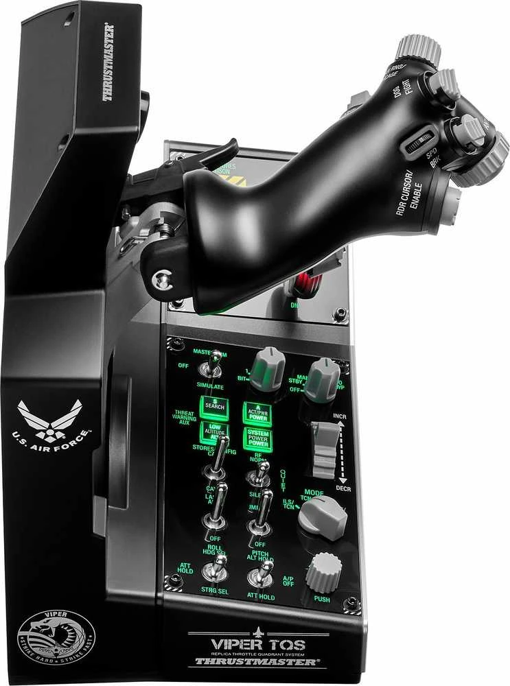 Thrustmaster Viper Mission Pack pasaulinė versija | Thrustmaster | Viper TQS misijos paketas | Juodas | Droselis