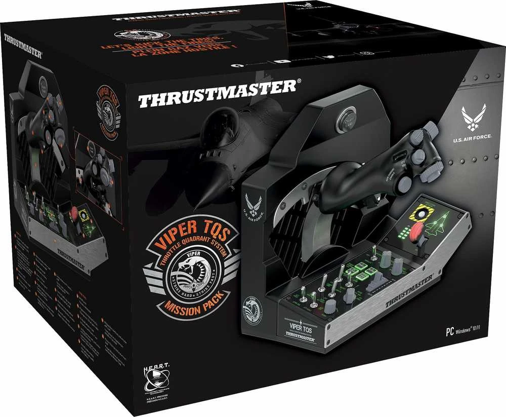 Thrustmaster Viper Mission Pack pasaulinė versija | Thrustmaster | Viper TQS misijos paketas | Juodas | Droselis