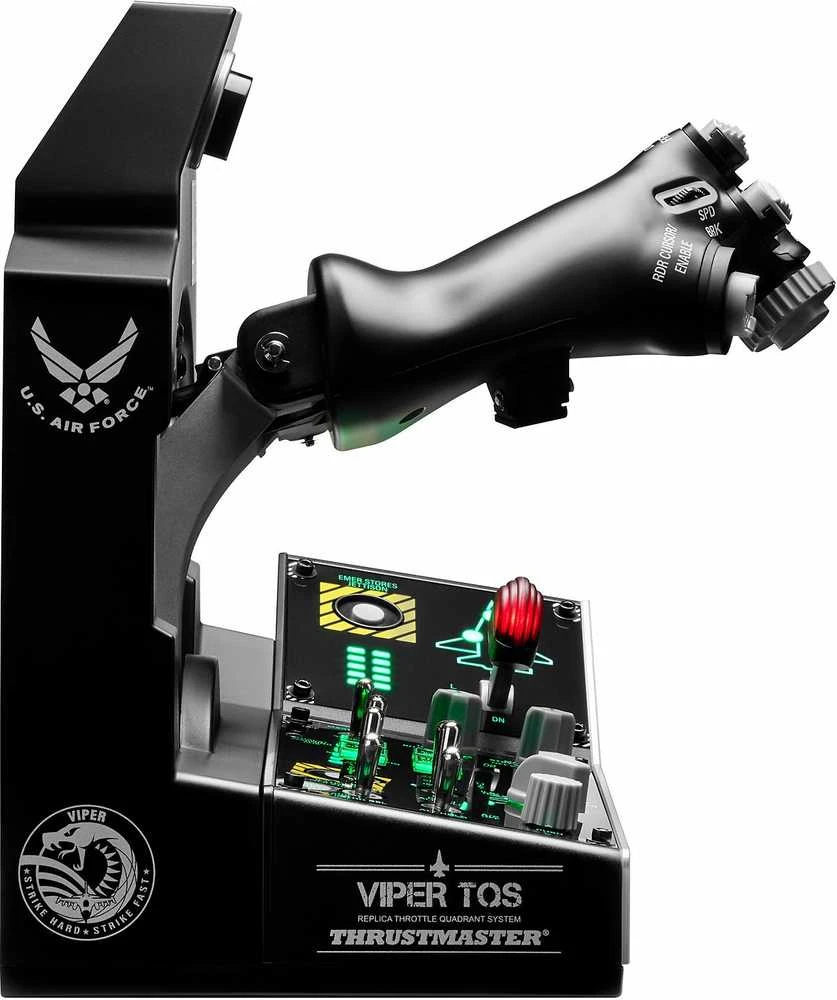 Thrustmaster Viper Mission Pack pasaulinė versija | Thrustmaster | Viper TQS misijos paketas | Juodas | Droselis