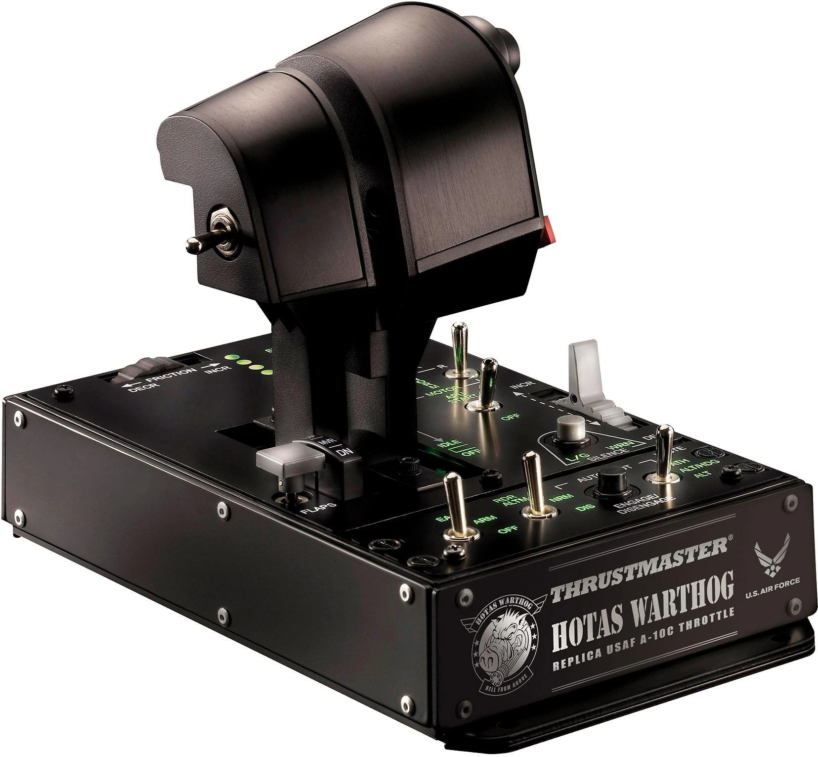 Thrustmaster | Hotas Warthog dvigubi droseliai | Juodas