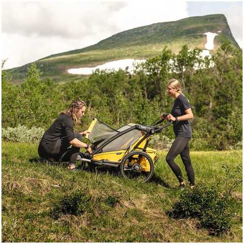 „Thule Chariot Jog Kit 2 Double“ – bėgimo komplektas „Chariot G3“ dviguboms priekaboms