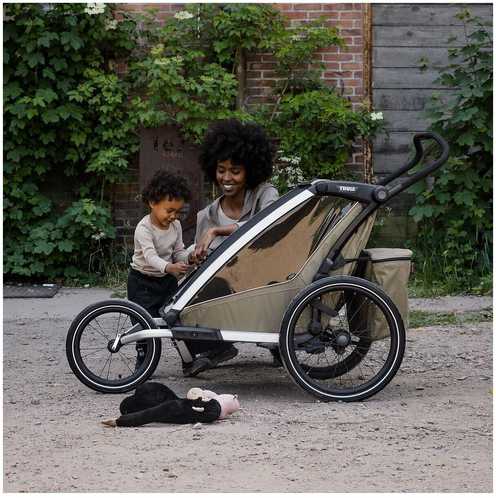 „Thule Chariot Jog Kit 2 Double“ – bėgimo komplektas „Chariot G3“ dviguboms priekaboms