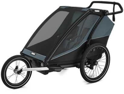 THULE Chariot Cab 2 - dviračio priekaba, 2in1 dviračio priekaba | Tamsiai pilka