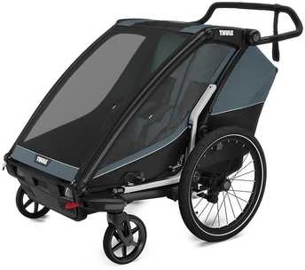 THULE Chariot Cab 2 - dviračio priekaba, 2in1 dviračio priekaba | Tamsiai pilka
