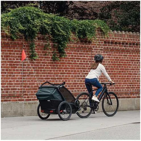 THULE Chariot Cab 2 - dviračio priekaba, 2in1 dviračio priekaba | Tamsiai pilka