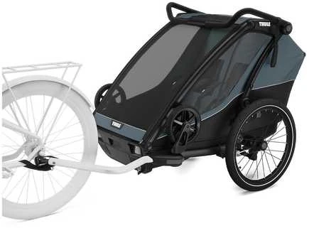 THULE Chariot Cab 2 - dviračio priekaba, 2in1 dviračio priekaba | Tamsiai pilka