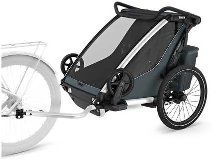 Thule Chariot Cross 2 Dviguba dviračio priekaba | G3 tamsus skalūnas