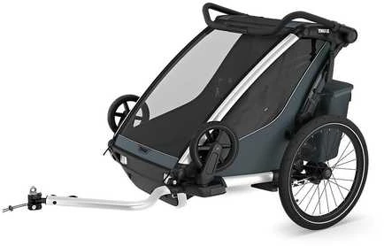 Thule Chariot Cross 2 Dviguba dviračio priekaba | G3 tamsus skalūnas