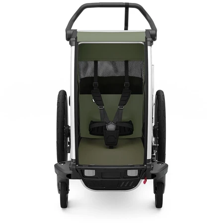 „Thule Chariot Lite“ viengubo dviračio priekaba, vintažinės žalios spalvos