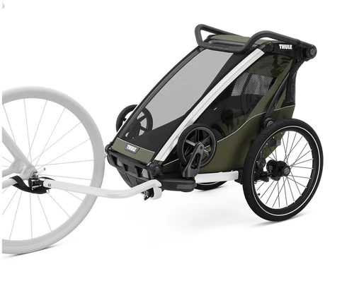 „Thule Chariot Lite“ viengubo dviračio priekaba, vintažinės žalios spalvos