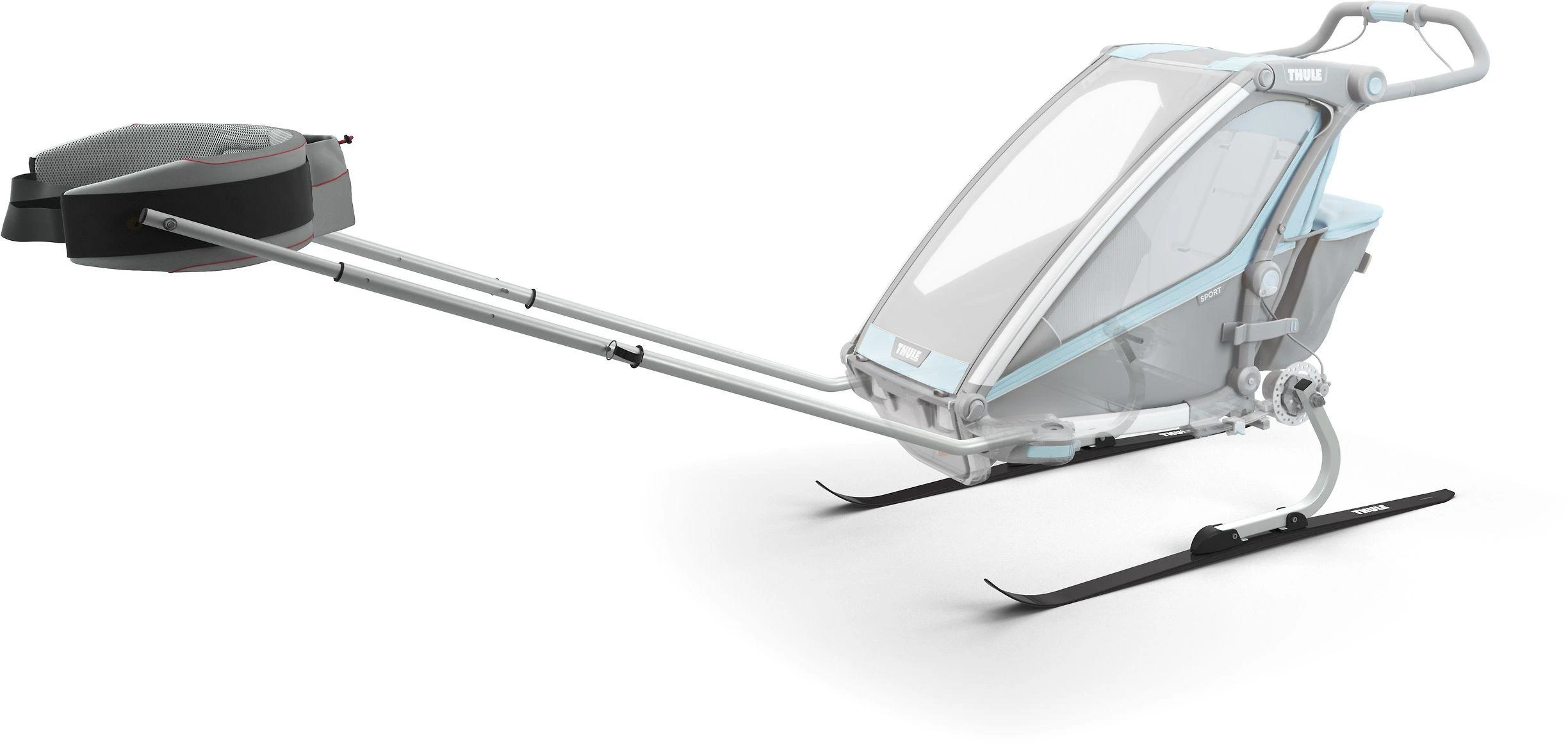 Thule Chariot – slidinėjimo rinkinys | pilkos spalvos
