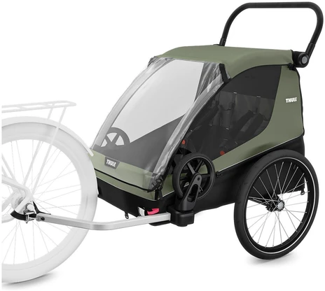 Thule Courier polkupyörän peräkärry, vihreä