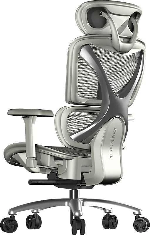 „ThunderX3 XTC“ ergonomiška biuro kėdė, tinklelio spalvos, pilka
