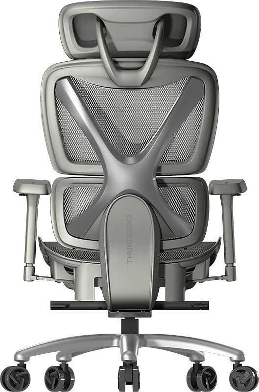 „ThunderX3 XTC“ ergonomiška biuro kėdė, tinklelio spalvos, pilka