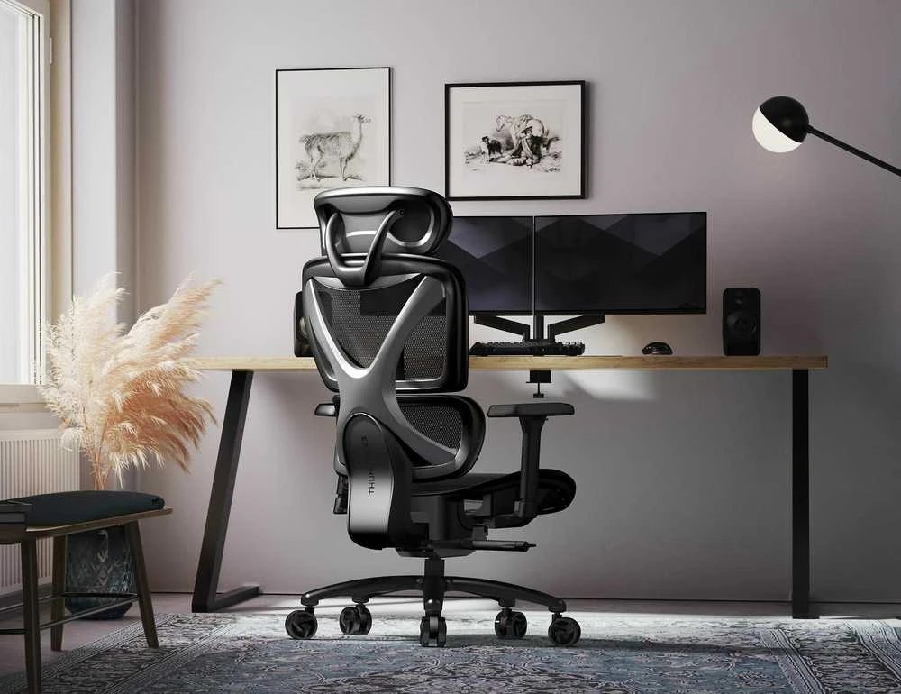 ThunderX3 XTC ergonominė ofiso kėdė, Mesh – juodos spalvos