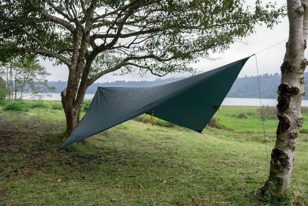 Tarp'as kelioninis Ticket To The Moon, žalias, 250 x 250 cm