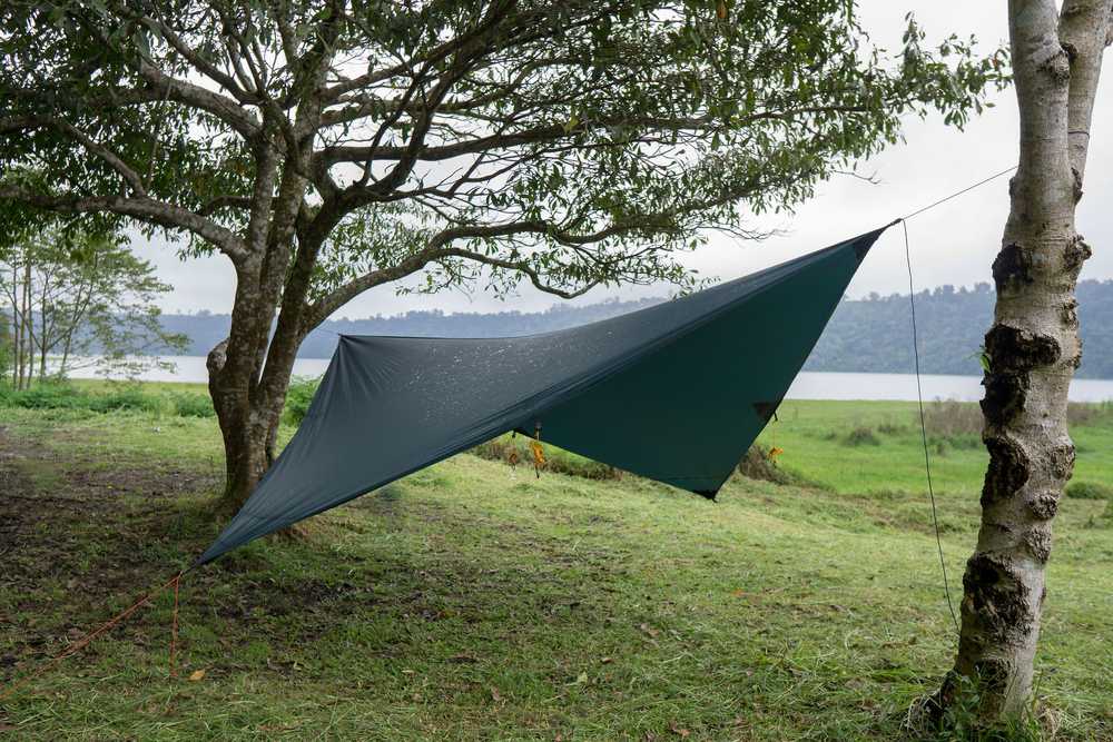 Tarp'as kelioninis Ticket To The Moon, žalias, 250 x 250 cm