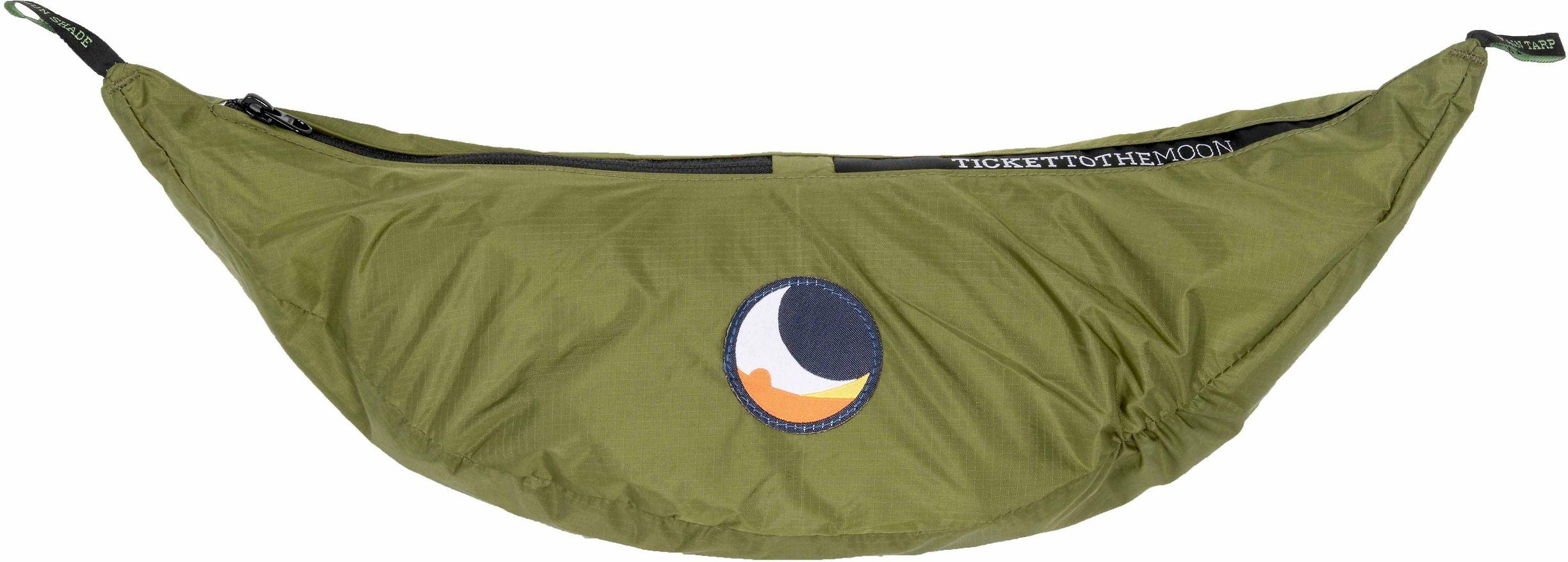 Tarp'as kelioninis Ticket To The Moon, žalias, 250 x 250 cm