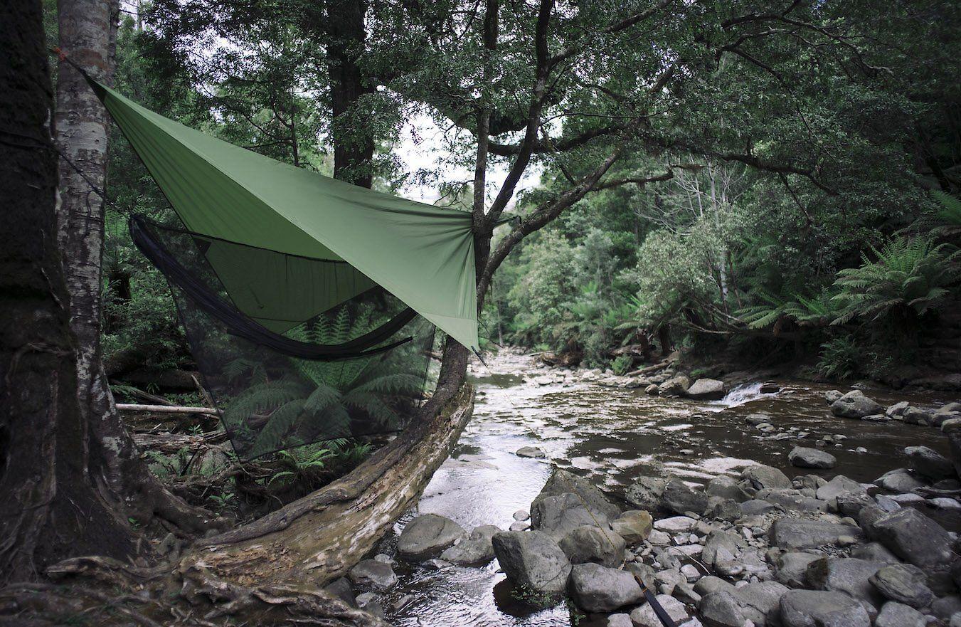 Tarp'as kelioninis Ticket To The Moon, žalias, 250 x 250 cm