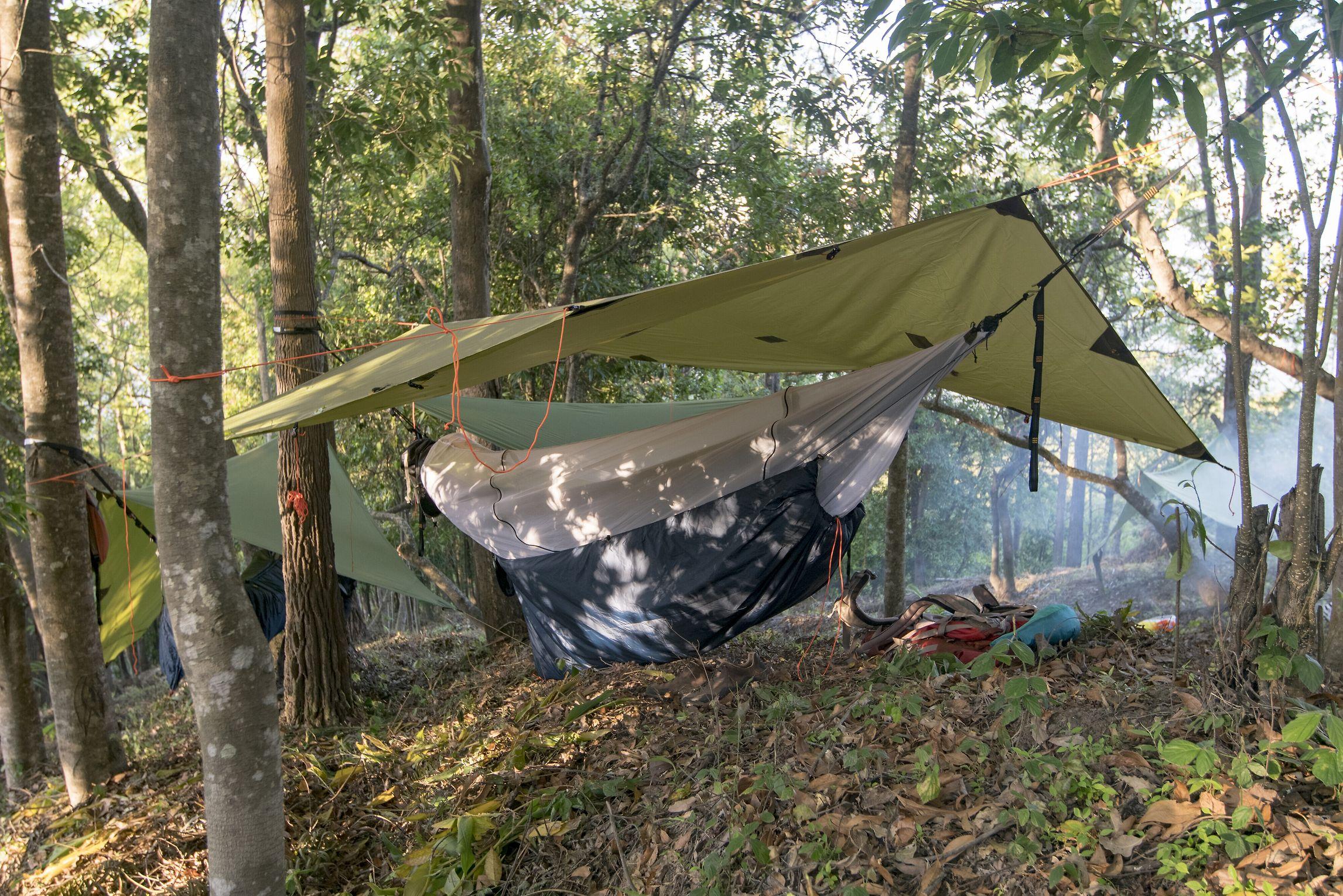 Tarp'as kelioninis Ticket To The Moon, žalias, 250 x 250 cm