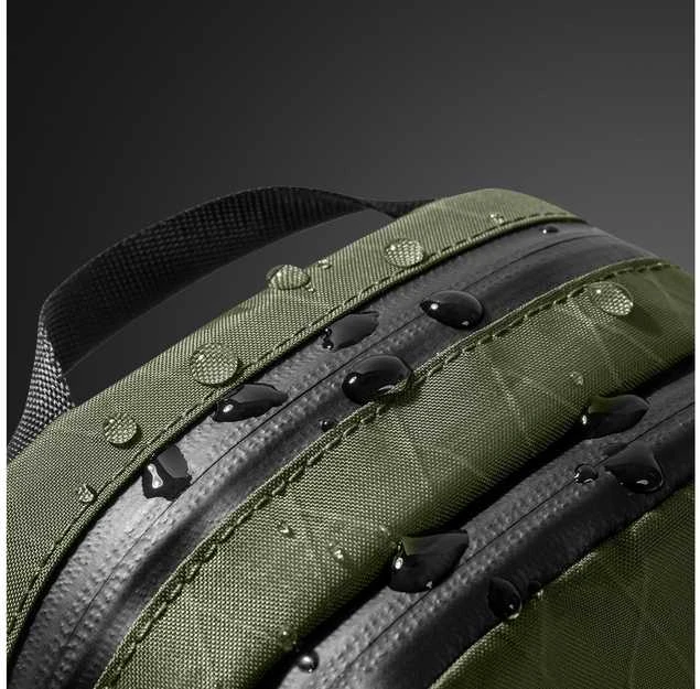 TOMTOC Aviator-T37 kelioninis krepšys su pečių dirželiu X-Pac 1.3L (žalias)