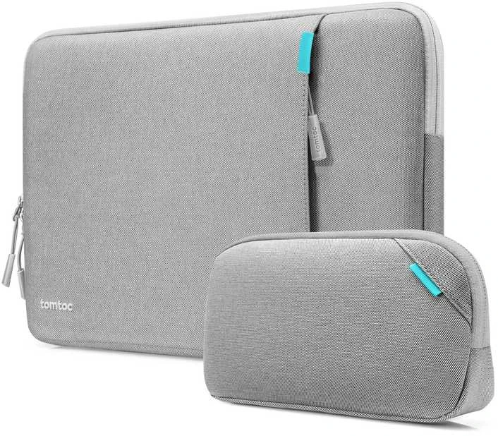 Dėklas Tomtoc Defender A13 13" etui do laptopa i torba na priedai, pilka