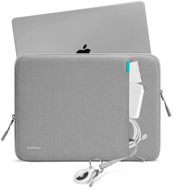 Dėklas Tomtoc Defender A13 13" etui do laptopa i torba na priedai, pilka