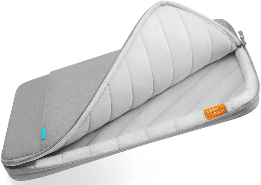 Dėklas Tomtoc Defender A13 14'' etui na laptopa i torba na priedai, pilka
