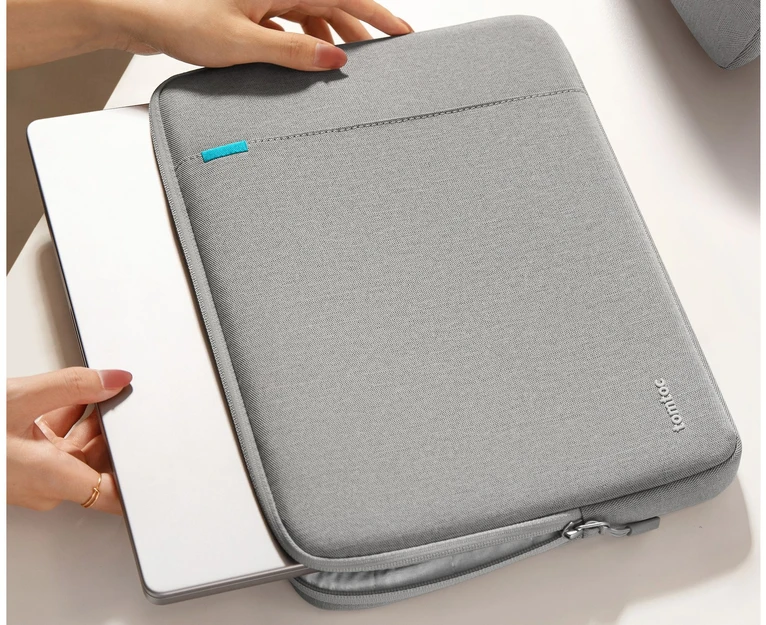 Dėklas Tomtoc Defender A13 14'' etui na laptopa i torba na priedai, pilka