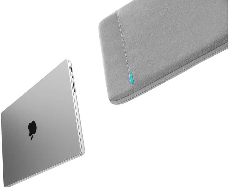 Dėklas Tomtoc Defender A13 14'' etui na laptopa i torba na priedai, pilka