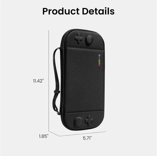 Tomtoc G05 Nintendo Switch 2 plonas dėklas (juodas)