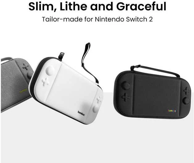 Tomtoc G05 Nintendo Switch 2 plonas dėklas (juodas)