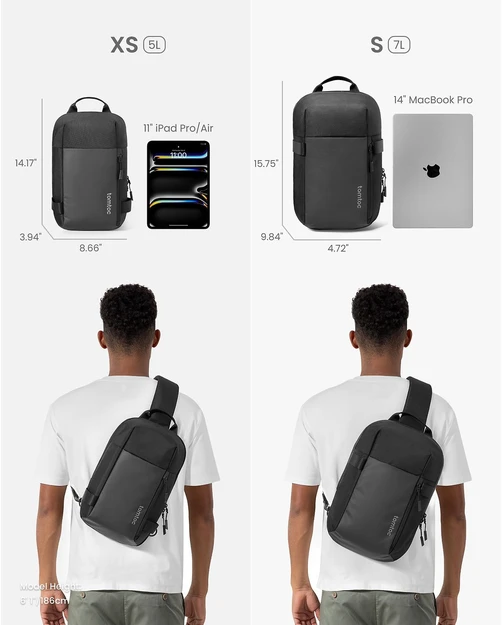 Tomtoc Navigator-T24 7L Frame Bag (Juodas)