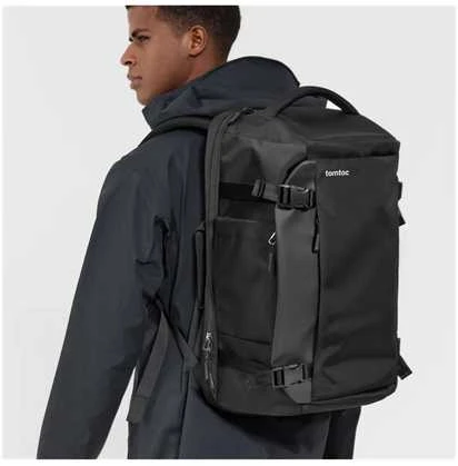 Travel Nešiojamas kompiuteris Backpack Tomtoc Navigator-T66 17"/40L (juodas)