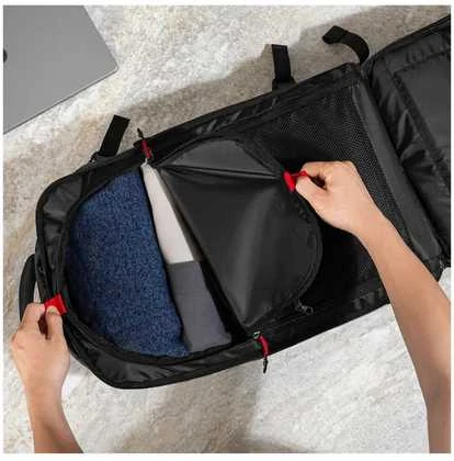 Travel Nešiojamas kompiuteris Backpack Tomtoc Navigator-T66 17"/40L (juodas)