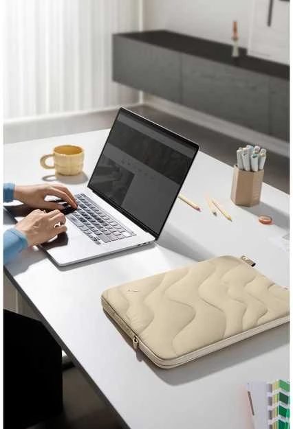 Krepšys Tomtoc Terra-A27 13" laptop sleeve, beige