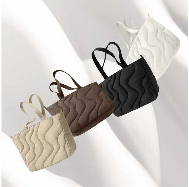 tomtoc Terra-T38 Puffy Nešiojamas kompiuteris Tote Bag, 13,5 l, valkoinen
