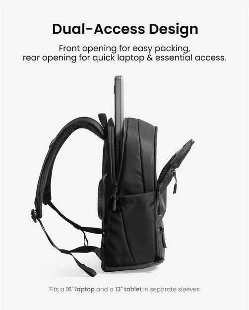 Kuprinė Tomtoc UrbanEX-T77 Nešiojamas kompiuteris Backpack 22 l juoda