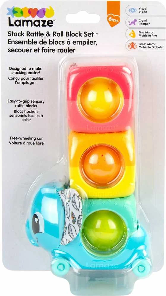 Tomy Lamaze – Stack Rattle & Roll Blocks – (827464)
