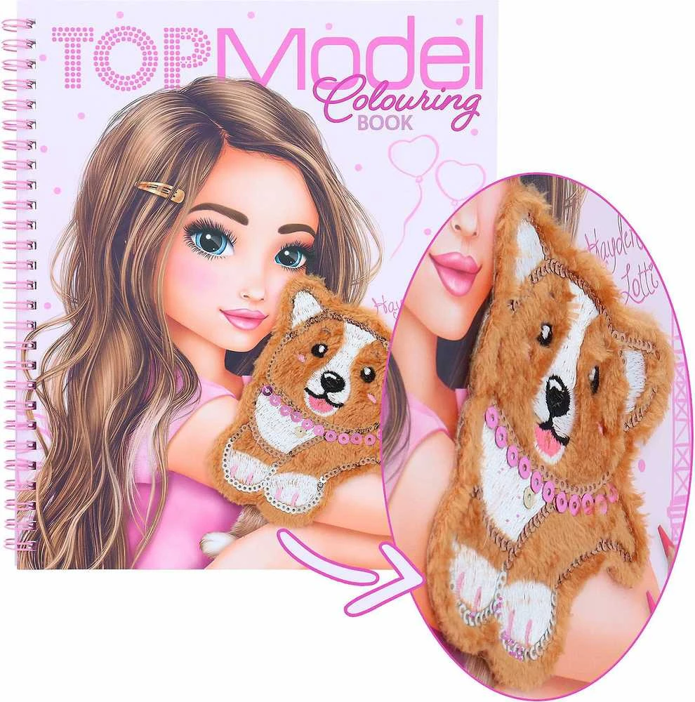 Top Model TOPModel spalvinimo knygelė ,,Corgi''