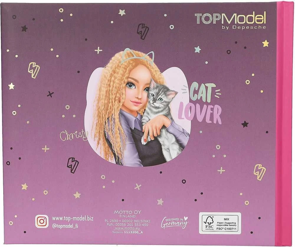 Top Model TOPModel REBEL KITTY Ystäväkirja