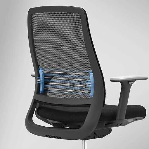 Toplux Comfo Mesh kėdė su reguliuojama nugaros atrama