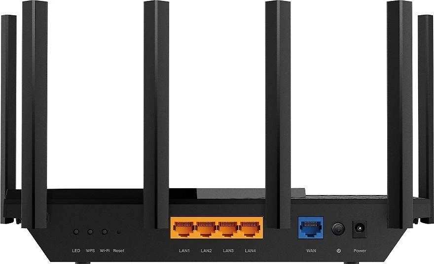 Belaidis maršrutizatorius TP-Link Archer AXE75, Wi-Fi 6E (802.11axe), AXE5400 (trijų dažnių), Gigabit, EasyMesh, VPN