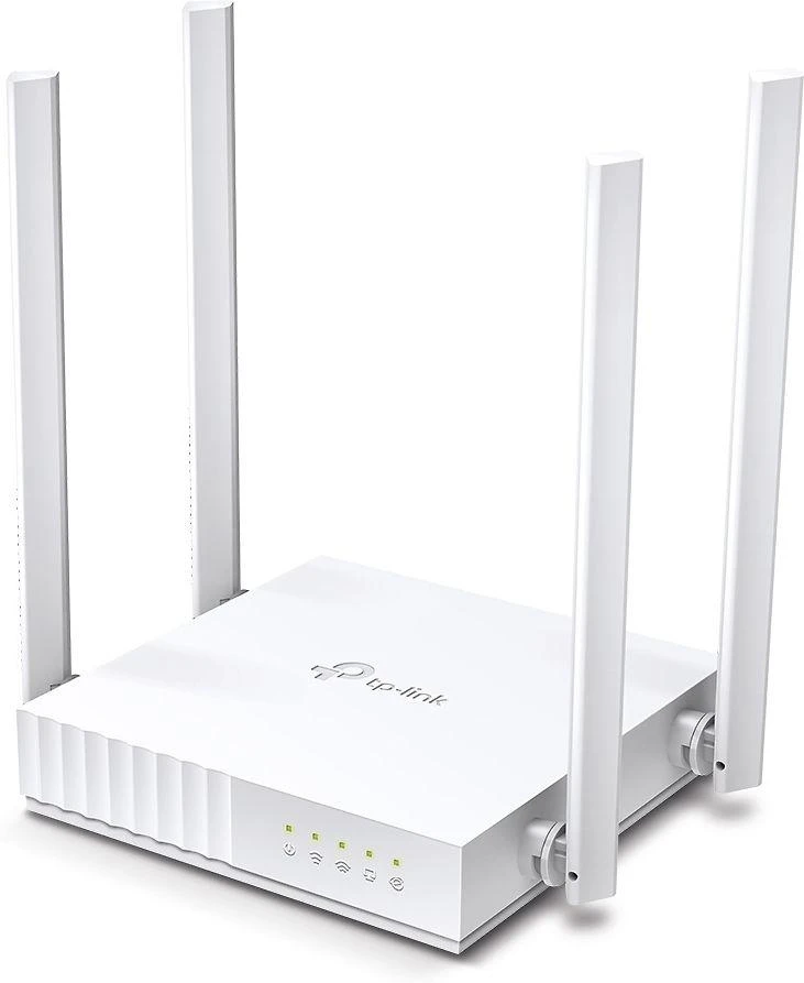 Maršrutizatorius TP-LINK | Dviejų juostų propeleris | Lankininkas C24 | 802.11ac | 300+433 Mbit/s | 10/100 Mbit/s | Ethernet LAN (RJ-45) jungle 4 | Tinklelio atramos Nr. | MU-MiMO Taip | Nėra mobiliojo plačiajuosčio ryšio | Antenos tipas 4xFiksuota
