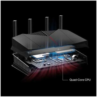 TP-Link Archer GE230 EasyMesh WiFi7 maršrutizatorius (BE3600, 2,4GHz/5GHz, 1x2,5GbEWAN, 1x2,5GbELAN, 3xGbE, 1xUSB3.0)