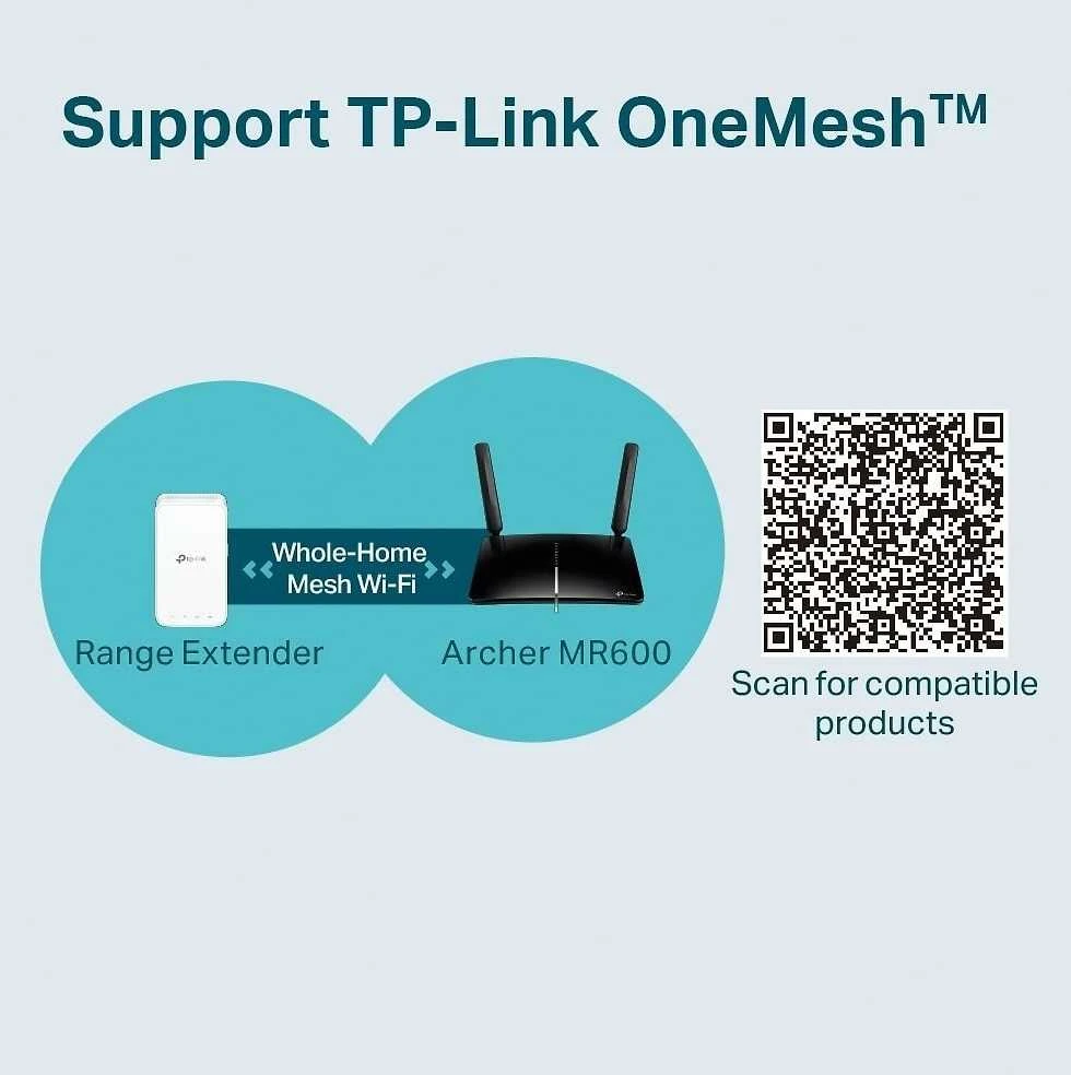 TP-LINK Archer MR600 -4G + LTE modemas ir WiFi prieigos taškas