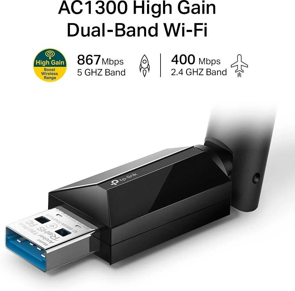 Adapteris TP-LINK ARCHER T3U PLUS 1300MBPS
